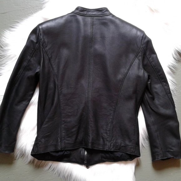 NWT R13 Cafe Racer leather jacket - Picture 2 of 9